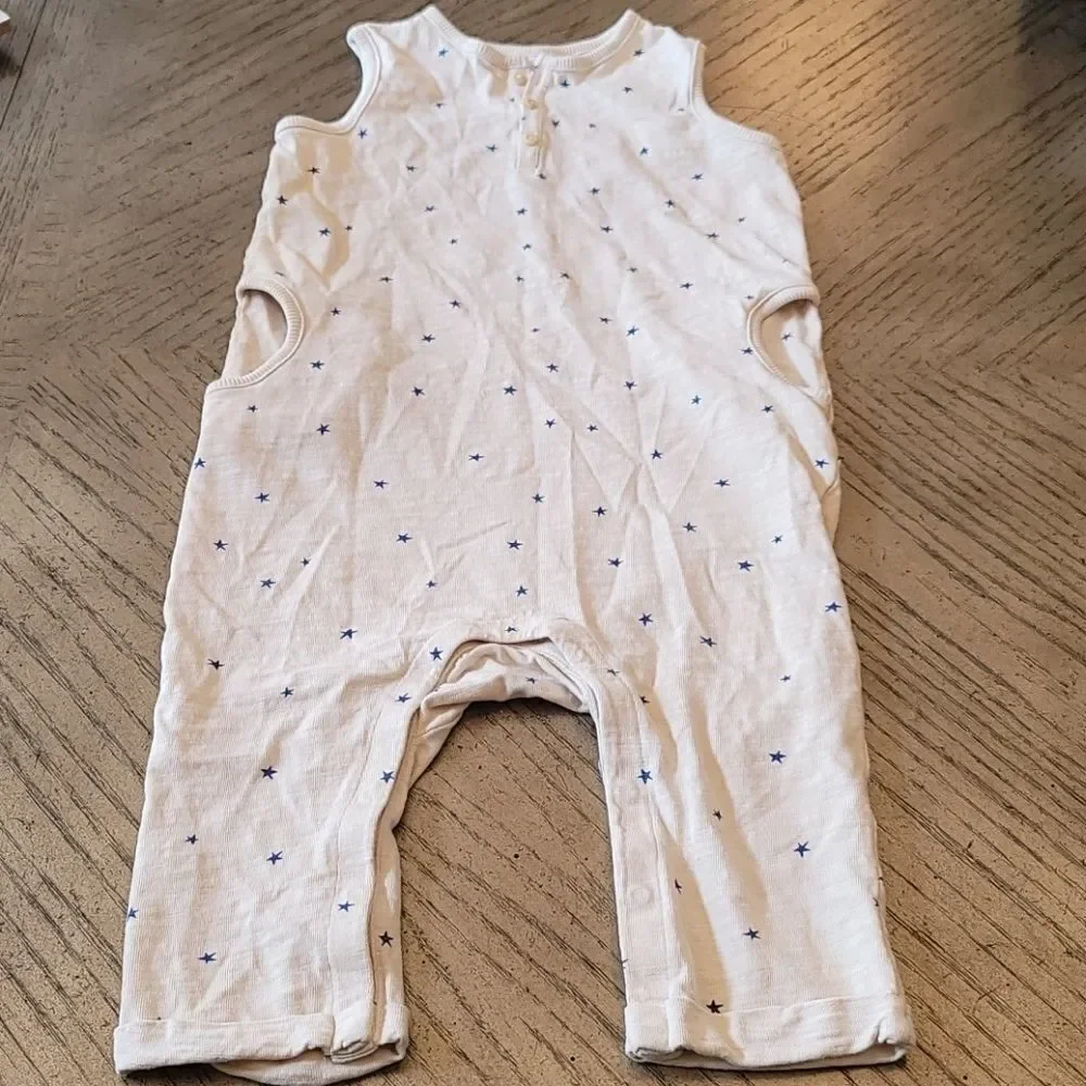 3-4T boys star overall jumpsuit H&M NWOT